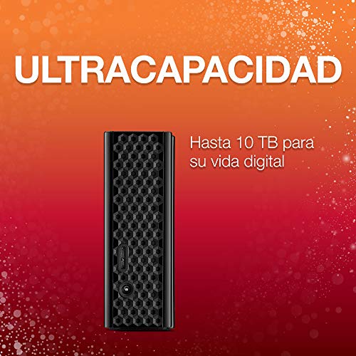 Seagate Backup Plus Hub 14 TB, Disco duro externo HDD, USB 3.0 para ordenador de sobremesa, PC, portátil y Mac, 2 puertos USB, 2 meses de suscripción a Adobe CC Photography (STEL14000400), Negro Seagate Backup Plus Hub 14 TB, Disco duro externo HDD, USB 3.0 para ordenador de sobremesa, PC, portátil y Mac, 2 puertos USB, 2 meses de suscripción a Adobe CC Photography (STEL14000400), Negro