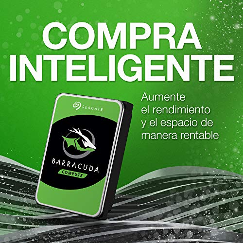 Seagate BarraCuda, 4TB, Disco duro interno, HDD, 3,5", SATA 6 Gb/s, 5400 r.p.m., caché de 256 MB para ordenador de sobremesa y PC (ST4000DM004) Seagate BarraCuda, 4TB, Disco duro interno, HDD, 3,5", SATA 6 Gb/s, 5400 r.p.m., caché de 256 MB para ordenador de sobremesa y PC (ST4000DM004)