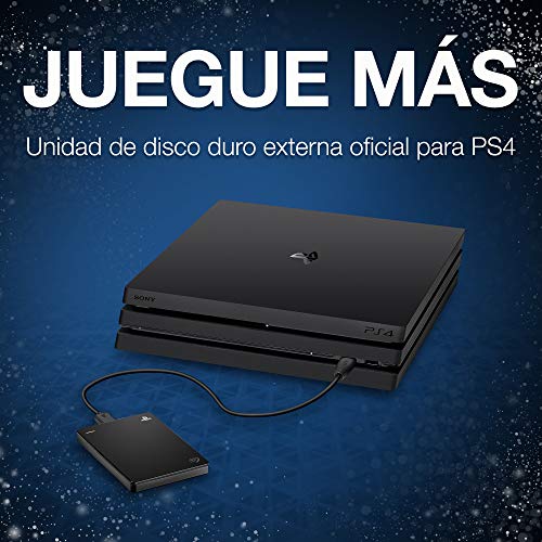Seagate Game Drive, 2 TB, Unidad de disco duro externa, HDD portátil, compatible con PS4 (STGD2000200) Seagate Game Drive, 2 TB, Unidad de disco duro externa, HDD portátil, compatible con PS4 (STGD2000200)