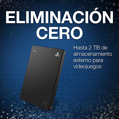 Seagate Game Drive, 2 TB, Unidad de disco duro externa, HDD portátil, compatible con PS4 (STGD2000200) Seagate Game Drive, 2 TB, Unidad de disco duro externa, HDD portátil, compatible con PS4 (STGD2000200)