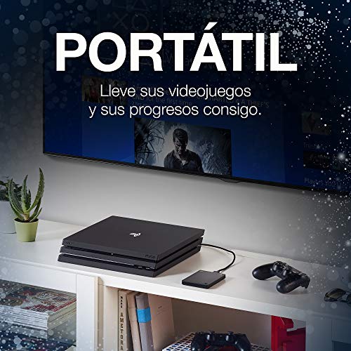 Seagate Game Drive, 2 TB, Unidad de disco duro externa, HDD portátil, compatible con PS4 (STGD2000200) Seagate Game Drive, 2 TB, Unidad de disco duro externa, HDD portátil, compatible con PS4 (STGD2000200)