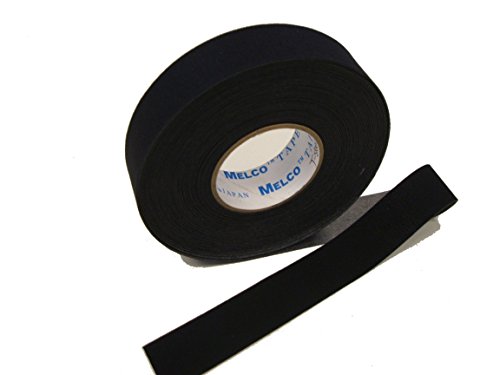 Seam Tape Sellado Melco T-5000 - Adhesivo termofusible Traje/Scuba Cinta - 5 Metros - aplicar con Plancha eléctrico (Negro, 25mm Ancho)