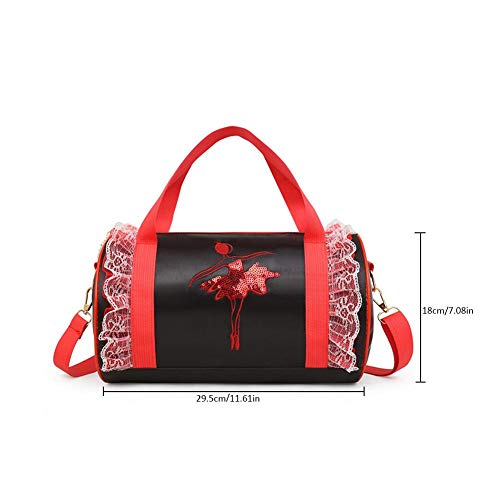 Seasaleshop Bolsas de Danza Ballet para Niña – Bolso Bandolera, Bolsa para Gimnasia/Ballet/Yoga/Danza Moderna/acrobacia/Fitness Ejercicios físicas Seasaleshop Bolsas de Danza Ballet para Niña – Bolso Bandolera, Bolsa para Gimnasia/Ballet/Yoga/Danza Moderna/acrobacia/Fitness Ejercicios físicas