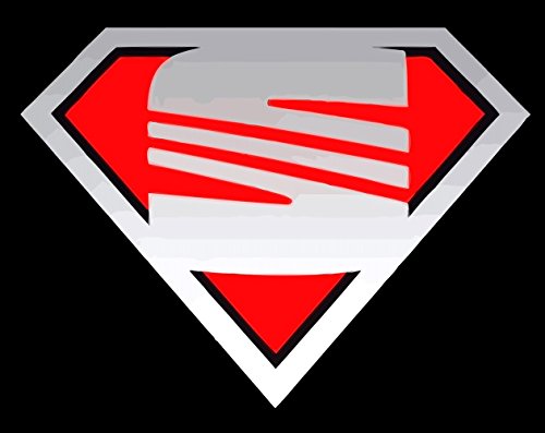 Seat Superman Cupra Leon Ibiza Toledo T-Shirt Camisetas -312 - Gris