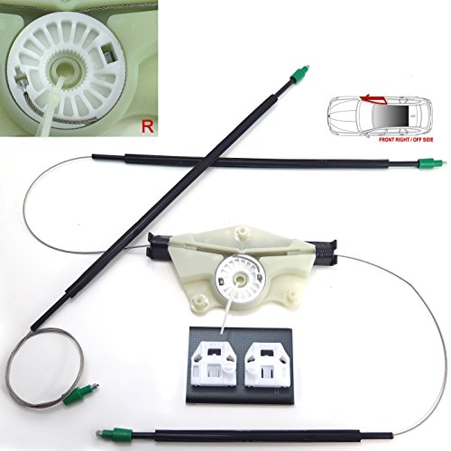 Seat Toledo eléctrico regulador de ventana Kit de reparación delantero derecho, 1998 – 2005, Off lado a lado, o/s, OFS, UK Driver Side, regulador de la ventana Clips de cables,, Polea Seat Toledo eléctrico regulador de ventana Kit de reparación delantero derecho, 1998 – 2005, Off lado a lado, o/s, OFS, UK Driver Side, regulador de la ventana Clips de cables,, Polea