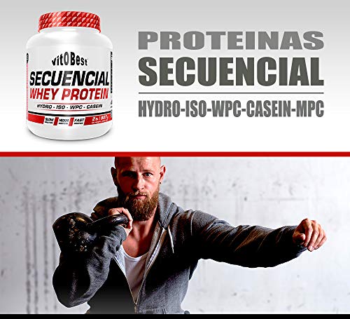 SECUENCIAL WHEY PROTEIN 2 lb VAINILLA - Suplementos Alimentación y Suplementos Deportivos - Vitobest