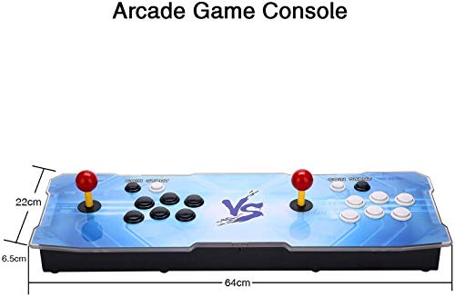 SeeKool Pandora's 9D Juegos clásicos Consola de Videojuegos, 2700 in 1 Multijugador Arcade Game Console, 4 Joystick Partes de la Fuente de alimentación HDMI y VGA y Salida USB