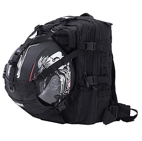 Seibertron Waterproof Large Capacity Molle Motorcycle Helmet Holder/Cycling Helmet Storage/Hiking Helmetcatch Bag/Backpack Also Fit Basketball Football Soccer Backpack Black Seibertron Waterproof Large Capacity Molle Motorcycle Helmet Holder/Cycling Helmet Storage/Hiking Helmetcatch Bag/Backpack Also Fit Basketball Football Soccer Backpack Black