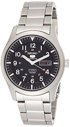 Seiko Reloj Analógico Automático para Hombre con Correa de Acero Inoxidable – SNZG13K1