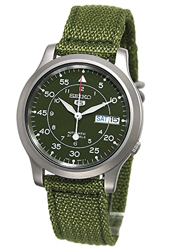 Seiko Reloj Analógico Automático para Hombre con Correa de Tela – SNK805K2-UNICO Seiko Reloj Analógico Automático para Hombre con Correa de Tela – SNK805K2-UNICO