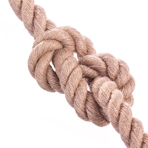 Seilwerk STANKE Cuerda de Yute, Cuerda de Fibra Natural, Cuerda Decorativa 30mm 5m Seilwerk STANKE Cuerda de Yute, Cuerda de Fibra Natural, Cuerda Decorativa 30mm 5m
