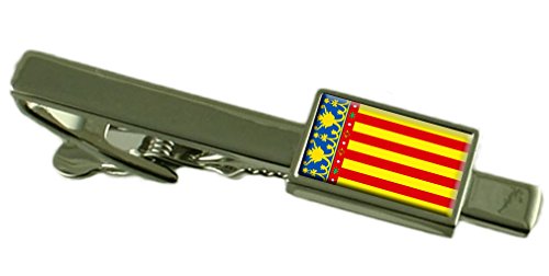 Select Gifts Valencia Bar Clip de corbata con cuadro de mensaje personalizado grabado Select Gifts Valencia Bar Clip de corbata con cuadro de mensaje personalizado grabado