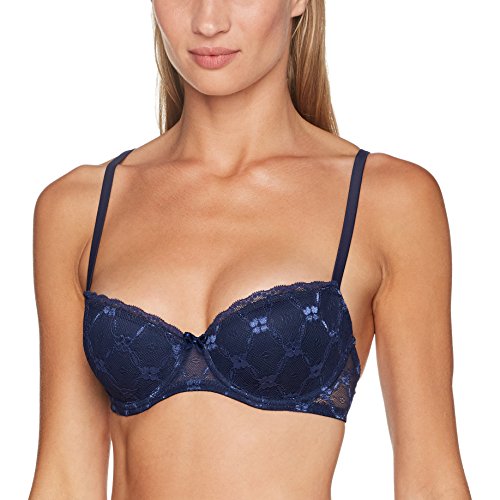 Selene Brigitte, Sujetador Push Up para Mujer, Marino, 85B