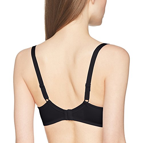Selene Sujetador Aurora con Aros Y Copa Relleno Gran Capacidad Negro 105C Selene Sujetador Aurora con Aros Y Copa Relleno Gran Capacidad Negro 105C
