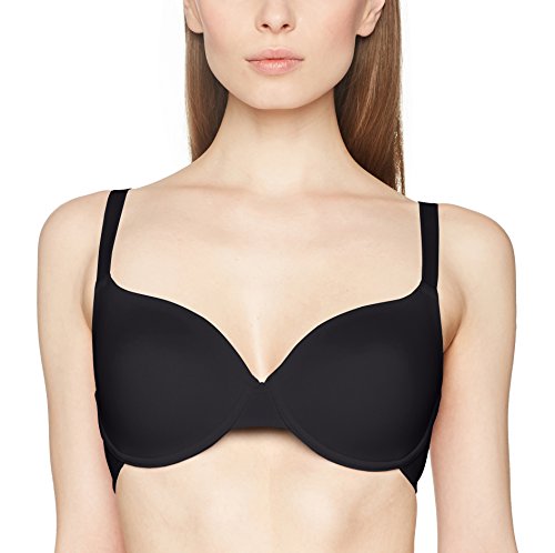 Selene Sujetador Aurora con Aros Y Copa Relleno Gran Capacidad Negro 105C Selene Sujetador Aurora con Aros Y Copa Relleno Gran Capacidad Negro 105C