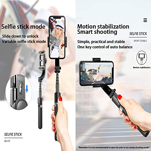 Selfie Trípode Bluetooth 3 en 1 Selfie Stick Móvil con Control Remoto Selfie Stick Extensible Funciona en Apple y Android