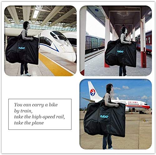 Selighting Bolsa Transporte Almacenamiento para Bicicleta 26"-29" Plegable Portabicicletas (Negro)