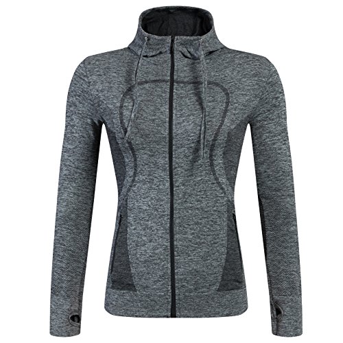 Selighting Chaqueta Deporte Mujer Running Tops Chicas Fitness Ropa Elástica de Secado Rápido Sudaderas Chaquetas Deportivas Yoga Running Gym Selighting Chaqueta Deporte Mujer Running Tops Chicas Fitness Ropa Elástica de Secado Rápido Sudaderas Chaquetas Deportivas Yoga Running Gym