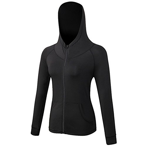 Selighting Chaqueta Deportiva de Manga Larga para Mujeres Sudadera Deporte con Capucha para Yoga,Correr,Gimnasio etc. Selighting Chaqueta Deportiva de Manga Larga para Mujeres Sudadera Deporte con Capucha para Yoga,Correr,Gimnasio etc.