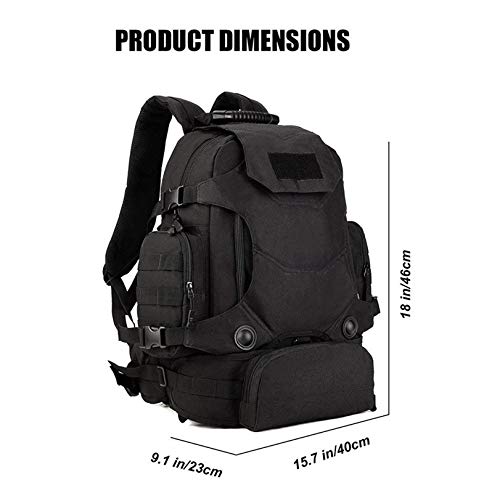 Selighting Mochila Táctica Impermeable 40L Mochilas Hombre Militares MOLLE de 900D Nylon con Múltiples Bolsillos para Senderismo,Acampada,Montañismo,Caza,Viaje Selighting Mochila Táctica Impermeable 40L Mochilas Hombre Militares MOLLE de 900D Nylon con Múltiples Bolsillos para Senderismo,Acampada,Montañismo,Caza,Viaje