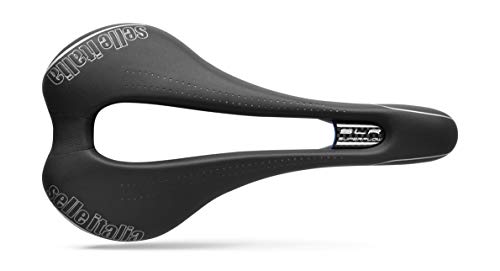 Selle Italia - Sillìn Bicicleta de Carretera SLR SuperFlow, Rail TI 316 Tubo Ø7, Sillìn Road Perfomance Fibra-tek Ligero, Comfort