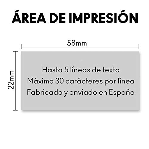 Sello Personalizado, Sello de caucho con tinta, Sello autoenintable personalizado, Sello automático, Sello Empresa, Sello dirección (47x18mm) Sello Personalizado, Sello de caucho con tinta, Sello autoenintable personalizado, Sello automático, Sello Empresa, Sello dirección (47x18mm)