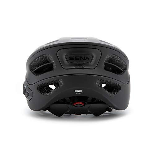 Sena R1 Smart Helmet para ciclismo (Matte Black, Tallas M), Certificado CE