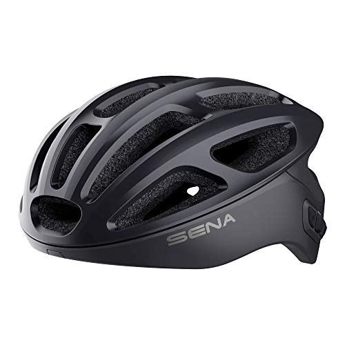 Sena R1 Smart Helmet para ciclismo (Matte Black, Tallas M), Certificado CE Sena R1 Smart Helmet para ciclismo (Matte Black, Tallas M), Certificado CE