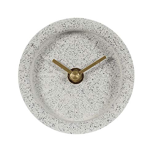 Sencillez Reloj De Tiempo Moderno Reloj de Pared Estilo Industrial Mudo Movimiento Reloj Cobre HormigóN PequeñO Grano Ceniza Flor Molino De Agua Cara De Reloj De Piedra Puntero De LatóN 10cm Sencillez Reloj De Tiempo Moderno Reloj de Pared Estilo Industrial Mudo Movimiento Reloj Cobre HormigóN PequeñO Grano Ceniza Flor Molino De Agua Cara De Reloj De Piedra Puntero De LatóN 10cm