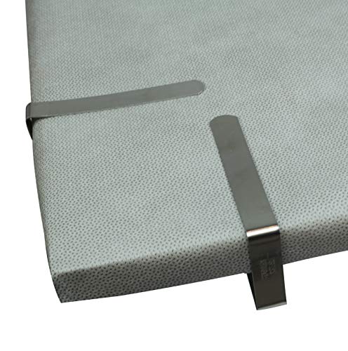 Sensalux - Pinzas para mesa (acero inoxidable, 12 unidades, para interiores y exteriores)