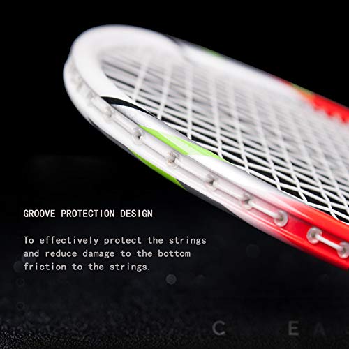 Senston Raquetas de Bádminton,Unisex Adulto Badminton Racket-Incluyendo bádminton Bolsa/2 raquetas/2 bádminton