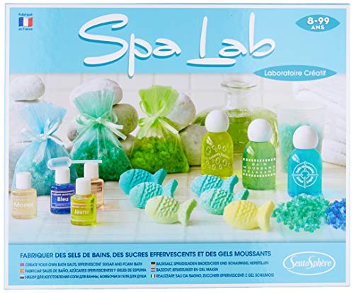 Sentosphere 3900256 Spa Lab - Juego de creación de jabón y sales de baño [Importado de Alemania]