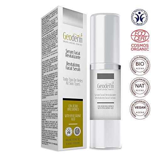 Sérum Facial con Ácido hialurónico Puro y Vitamina c | Serum Facial Ecológico | Concentrado Facial con Aloe Vera - Vitamina E y Aceite de Jojoba| Ecológico Anti-edad| Antiarrugas – 30 ml