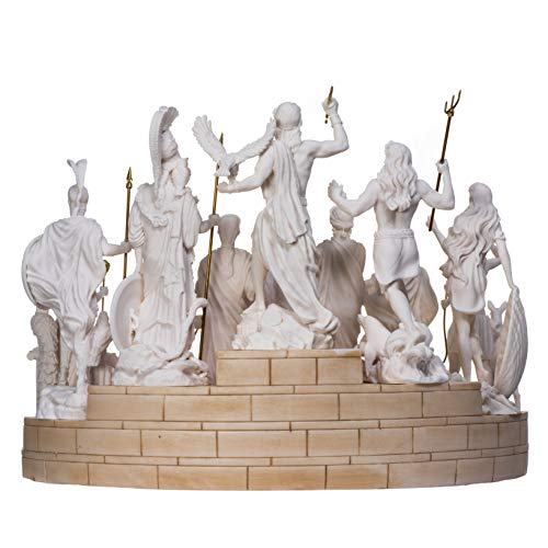 Set 12 Dioses Olímpicos del Monte Olimpo Panteón Alabastro Grandes Estatuas Set 12 Dioses Olímpicos del Monte Olimpo Panteón Alabastro Grandes Estatuas