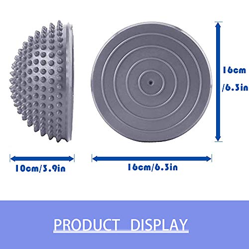 Set de 2 Bola de Equilibrio para - Erizo del Masaje del pie de Yoga Durian Masaje De Pies De Bola Media Bola para La Gimnasia De Pilates para Adulto