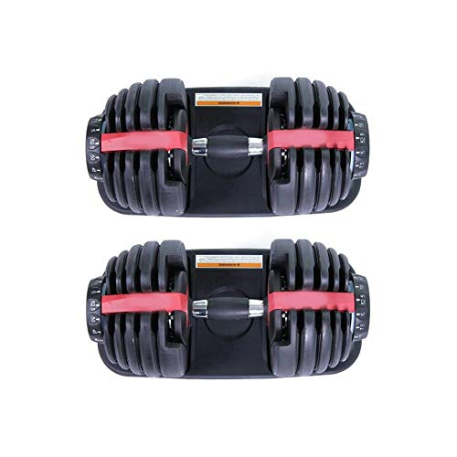 Set de 2 Mancuernas Ajustables 2.5-24 kg para musculación