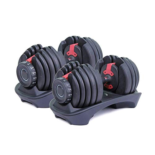 Set de 2 Mancuernas Ajustables 2.5-24 kg para musculación Set de 2 Mancuernas Ajustables 2.5-24 kg para musculación