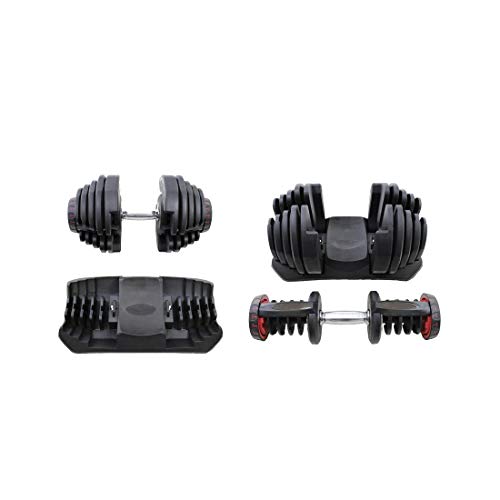 Set de 2 Mancuernas Ajustables 5-40 kg Set de 2 Mancuernas Ajustables 5-40 kg