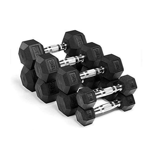 Set de 2 Mancuernas hexagonales (2 x 15 kg) Set de 2 Mancuernas hexagonales (2 x 15 kg)