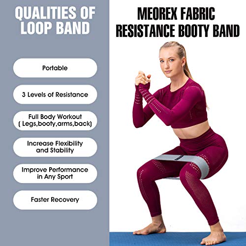 Set de bandas de resistencia para mujeres/hombres,Ejercicio Mini Loop,Bandas de tela antideslizantes para entrenamiento de glúteos de piernas, yoga y pilates