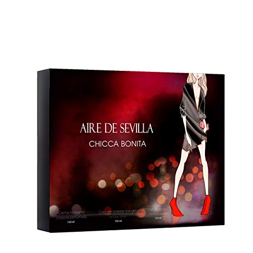 Set Perfume Chicca Bonita Aire de Sevilla - EDT, Crema Hidratante y Gel Exfoliante Set Perfume Chicca Bonita Aire de Sevilla - EDT, Crema Hidratante y Gel Exfoliante
