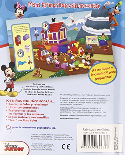 Set Vinilo Disney Junior de 4 Libros. Busca Y Encuentra (LM1LF)