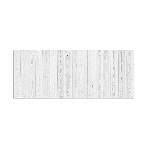 setecientosgramos Cabecero Cama PVC | Whitewood | Varias Medidas | Fácil colocación | Decoración Dormitorio (115x60cm)