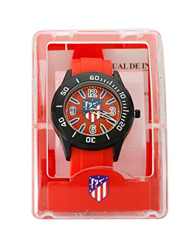 Seva Import - Reloj pulsera Atletico de Madrid cadete, Rojo