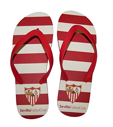 Sevilla CF Chasev Chanclas, Blanco/Rojo, 38 Sevilla CF Chasev Chanclas, Blanco/Rojo, 38