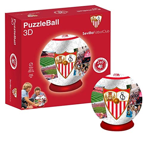 Sevilla FC Puzzleball (Tamaño Balón) 8,4 (10605), Multicolor