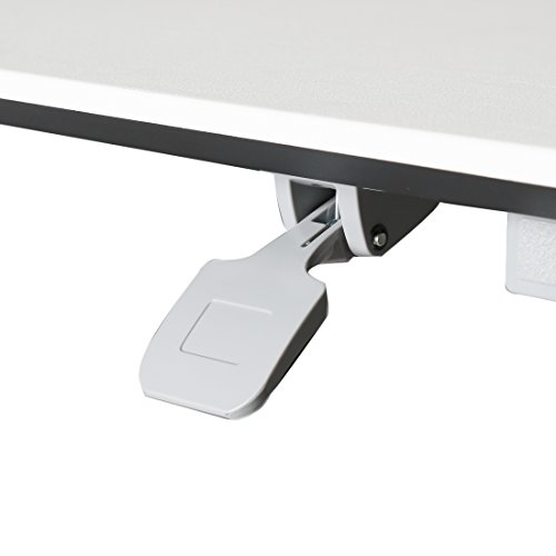 Seville Classics Airlift - Carrito de Escritorio móvil neumático de 137,16 cm, Altura Ajustable, Mesa de Ordenador (máx. 111,5 cm de Alto), Color Blanco Seville Classics Airlift - Carrito de Escritorio móvil neumático de 137,16 cm, Altura Ajustable, Mesa de Ordenador (máx. 111,5 cm de Alto), Color Blanco