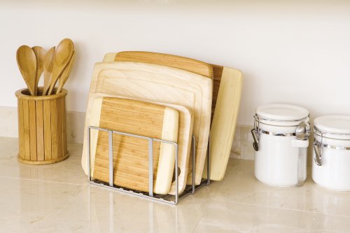 Seville Classics she14050b Estantería de Cocina para Cortar, bandejas, Metal, Plata, 25,4 x 21,6 x 12,7 cm Seville Classics she14050b Estantería de Cocina para Cortar, bandejas, Metal, Plata, 25,4 x 21,6 x 12,7 cm