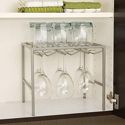 Seville Classics she14158b Multi Función de estantería de Cocina, Metal, Plata, 31,7 x 25,4 x 27,9 cm Seville Classics she14158b Multi Función de estantería de Cocina, Metal, Plata, 31,7 x 25,4 x 27,9 cm