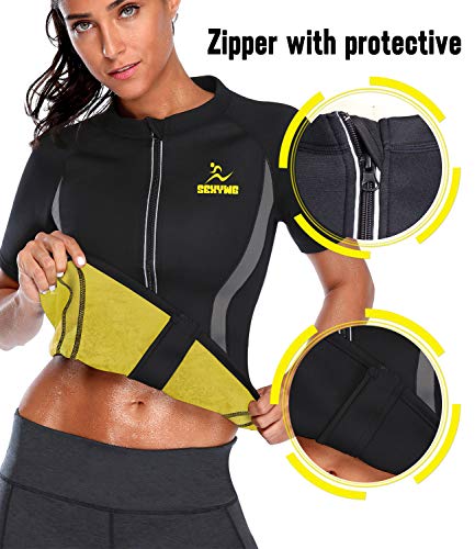 SEXYWG Mujer Camisetas Sauna Chaleco Faja Reductora Neopreno Traje de Sauna Adelgazante SEXYWG Mujer Camisetas Sauna Chaleco Faja Reductora Neopreno Traje de Sauna Adelgazante